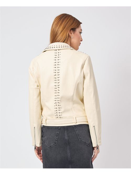 Gio Cellini women's jacket with studs GIO CELLINI | EJ058BEIGE